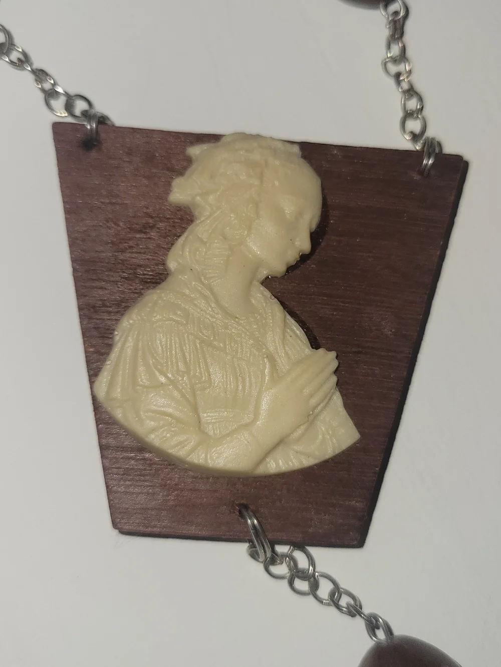 Wooden Rosary large vintage